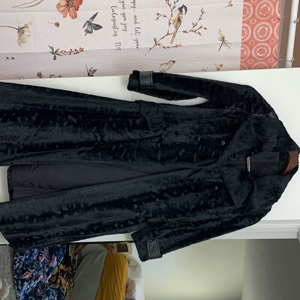 NO LONGER AVAILABLE — Carol Brent fur coat w/ belt